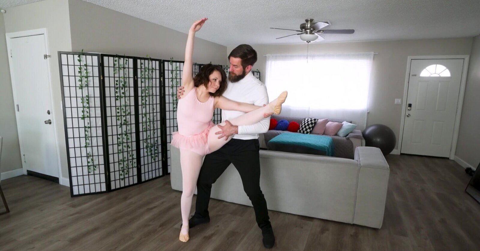 Sinclaire wearing lingerie enjoys while sucking dick