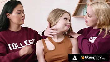 MOMMY'_S GIRL Petite Blonde Lovelock Fucks Overly Invested Stepmoms Dorm Room