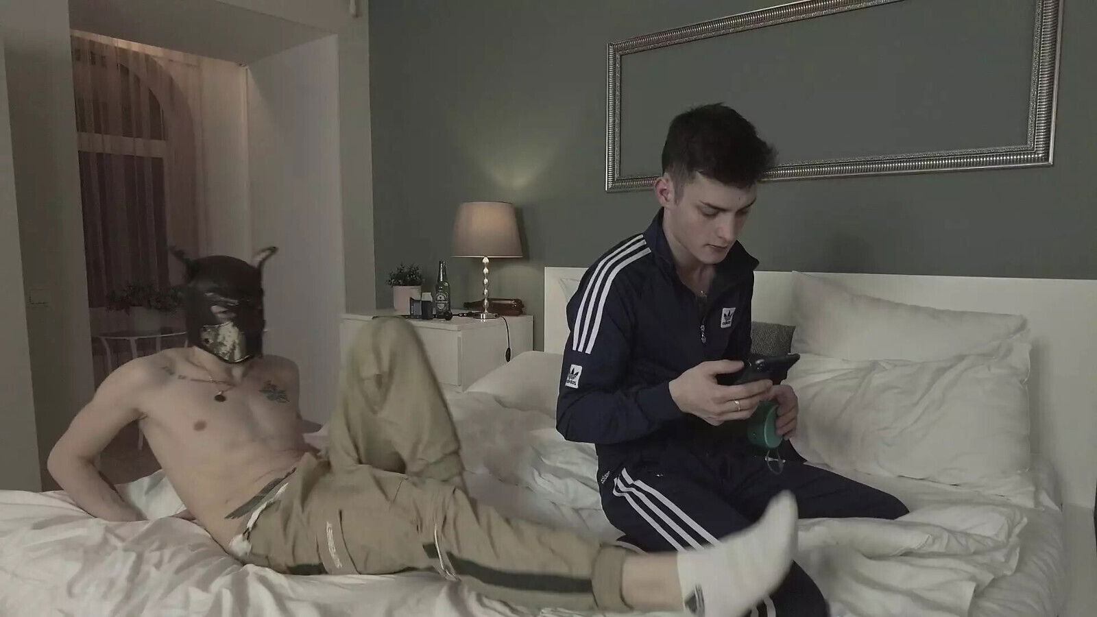 College teacher teaches twinks secrets party