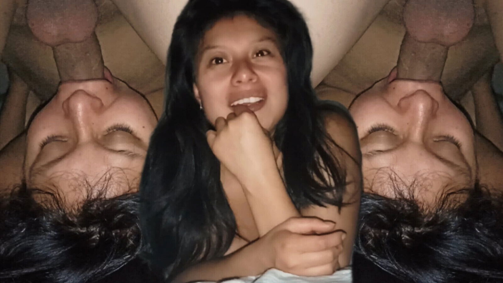 Innocent Schoolgirl Hands Mouth Stranger Performs Deep Throat