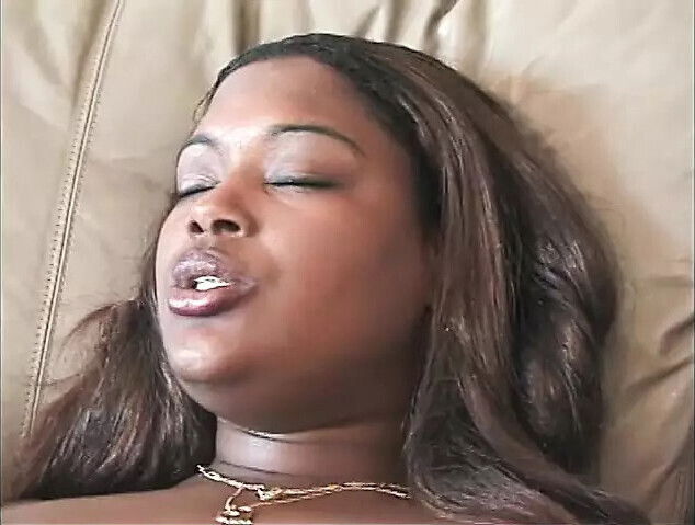 Busty black nurse rides horny patient stud sofa