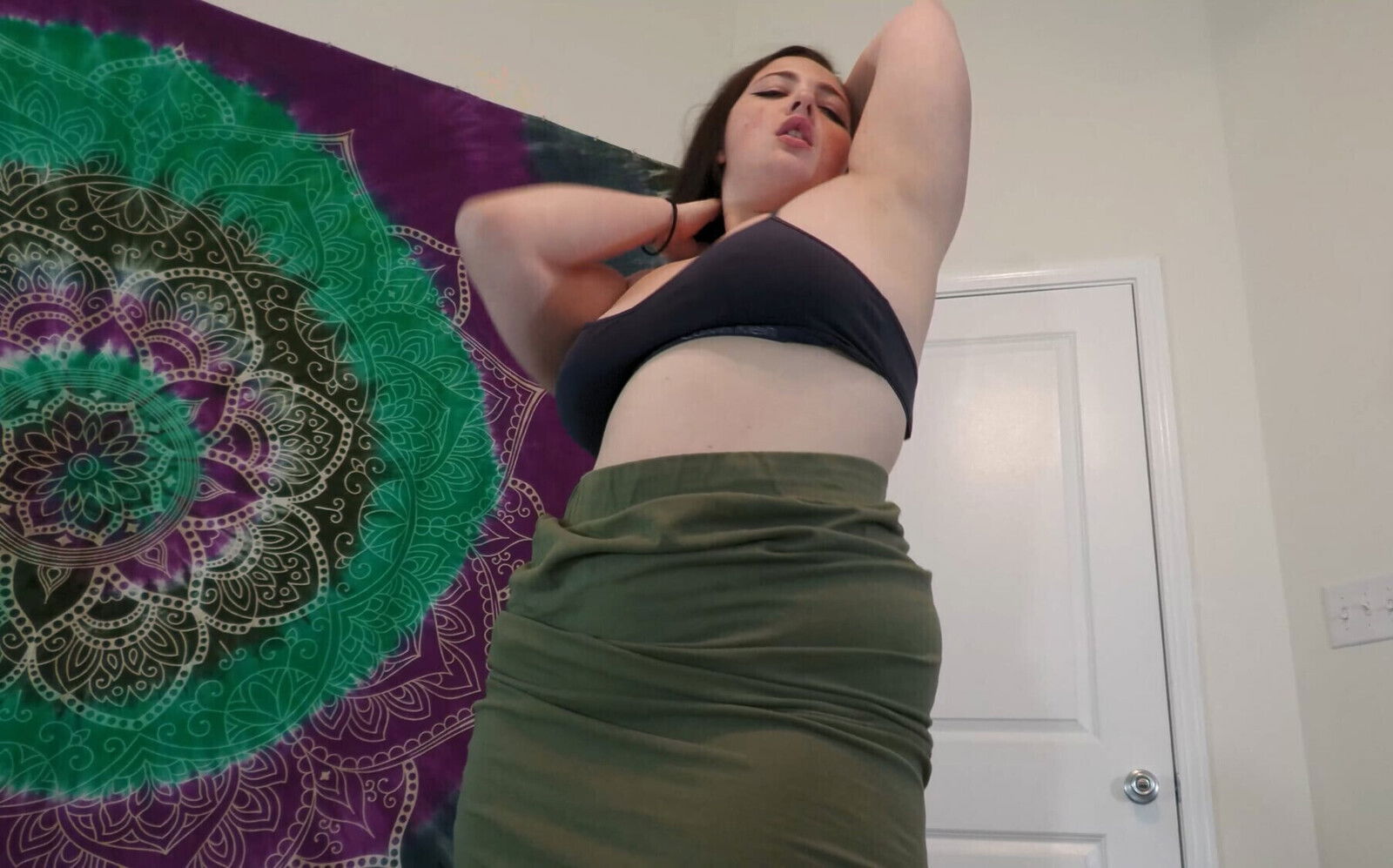 Teen Fucks Workplace (Dildo Riding POV)