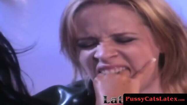 large lesbian woman gives being pounded leatherclad mistress