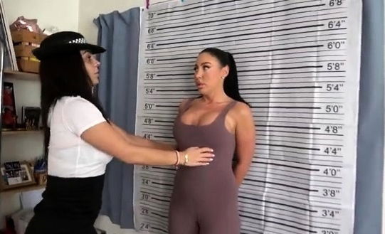 Latina Bondage Mila Courtroom Nightmare From Handcuffs