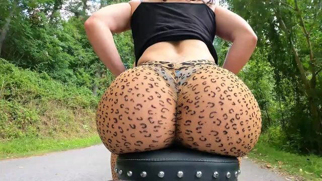 thru leggings motorcycle exhibitionist