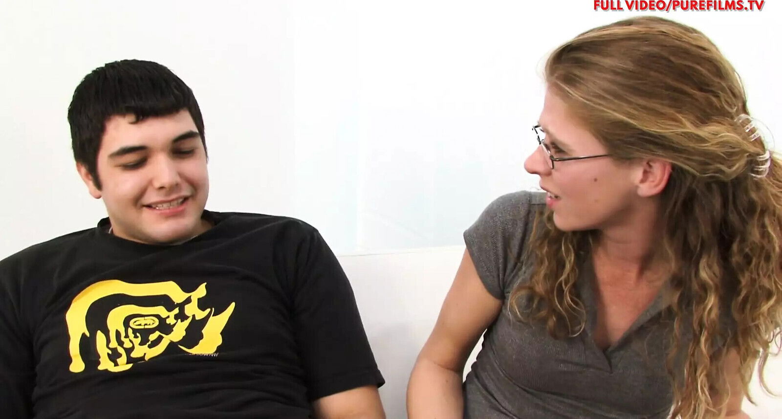 Purefilms.Tv blonde girl with glasses gets fucked black front boyfriend