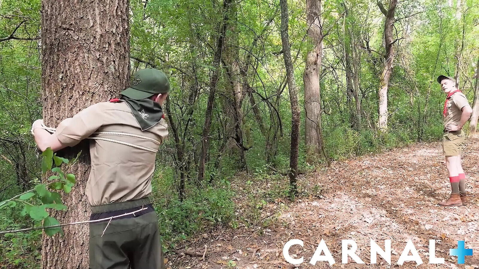 ScoutBoys Scout Mark Winters drilled bear Scoutmaster