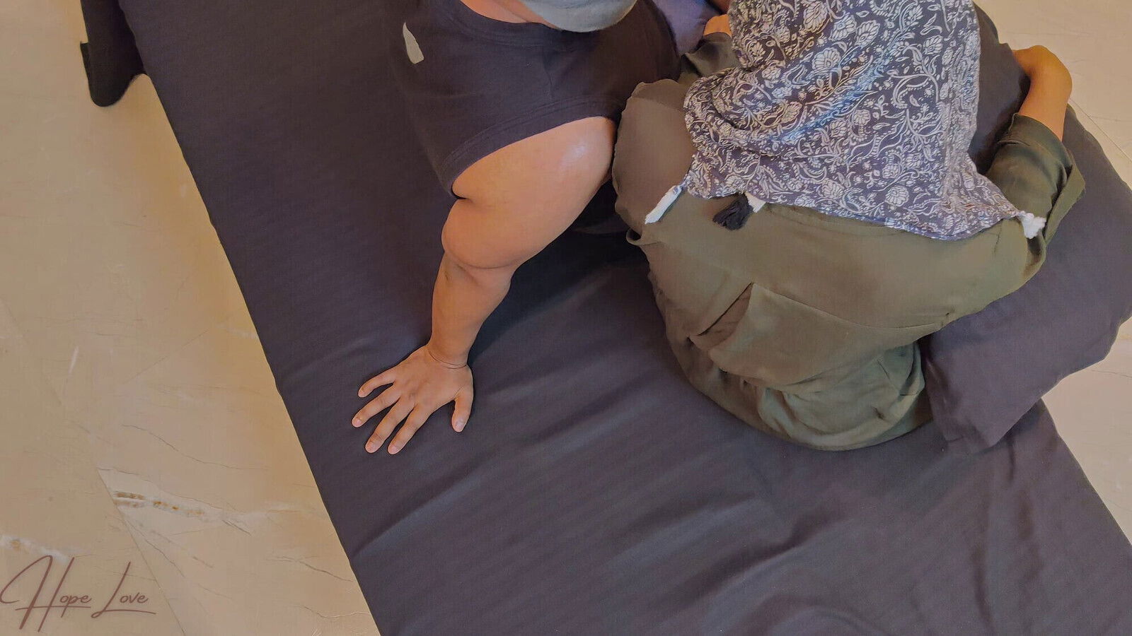 Malaysian Hijab Girl Missionary with Brother-in-law.