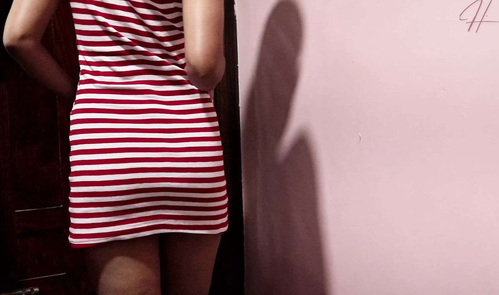 Amateur Stepsister Standing Fuck Kitchen Corner.