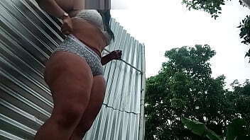 Se graba es vestier mujer culona bbw