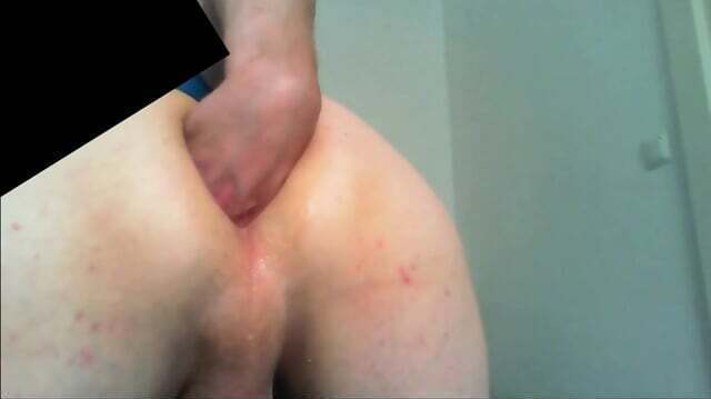 Self Fisting Lubed Stretched Hole