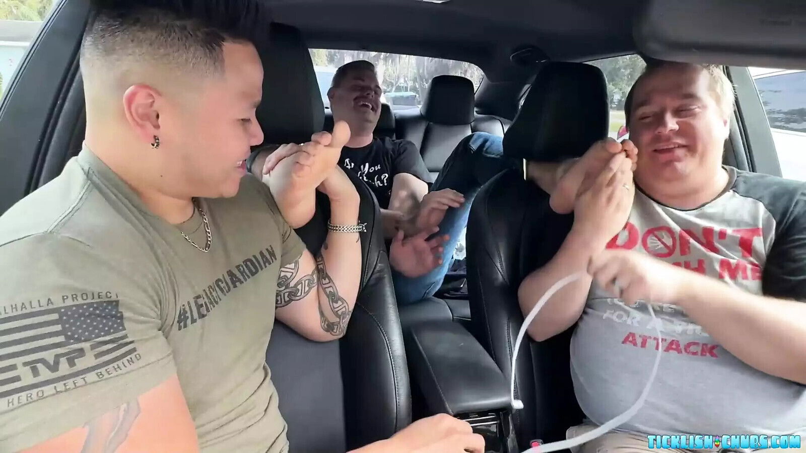 Blonde Ryder Laughs Loudly Feet Gets Tickled