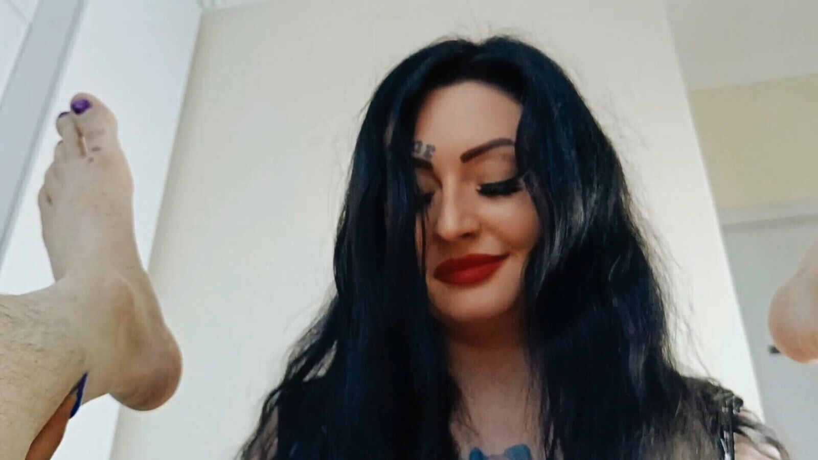 love missionary pegging look your Dominatrix eyes? Mistress Nika fucks slave with strap-on