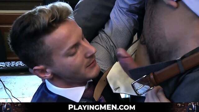 Classy doggystyle fucked suit Darius Ferdynand