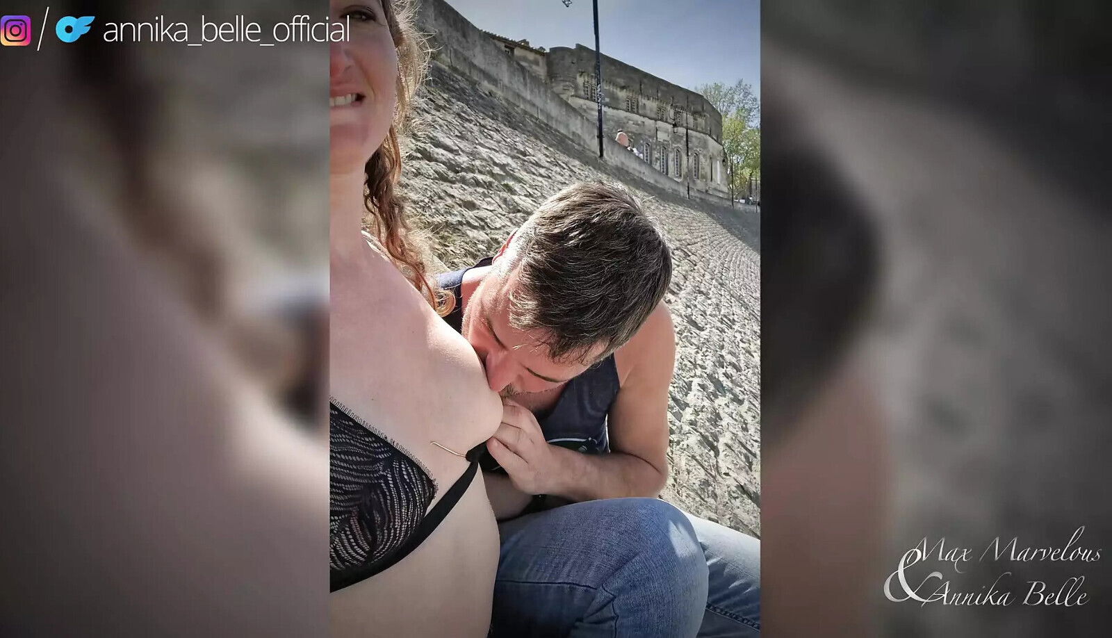 Making Arles (France) fingering pussy Public Nudity