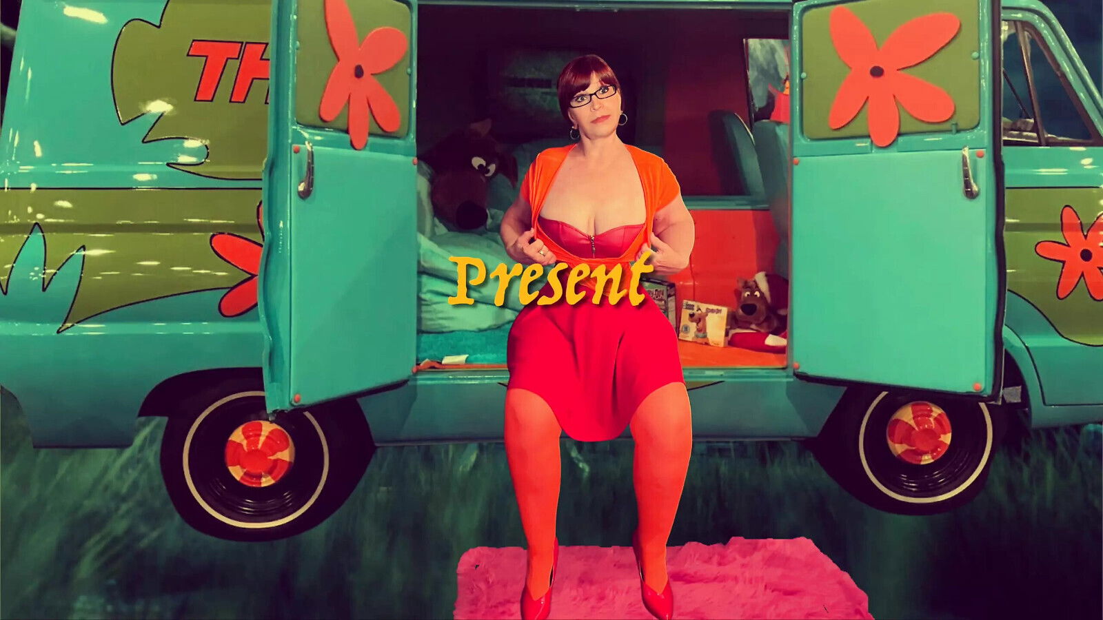 Granny Velma's Secret Mystery Tryst Suck, Fuck Double