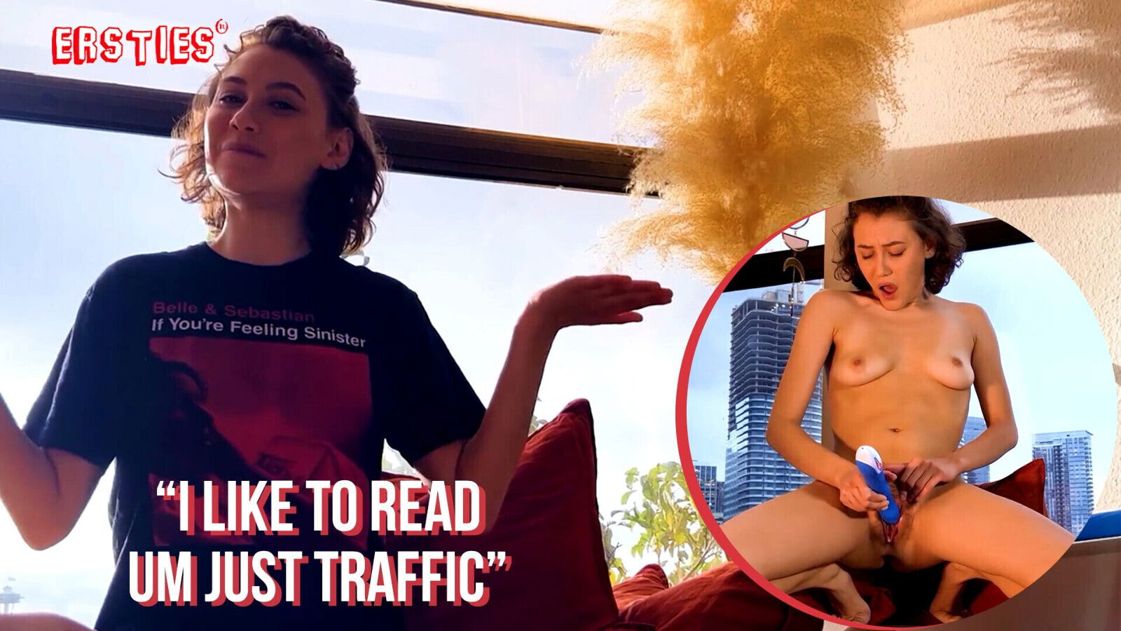 Ersties Cute Daphne Masturbates Window Sill