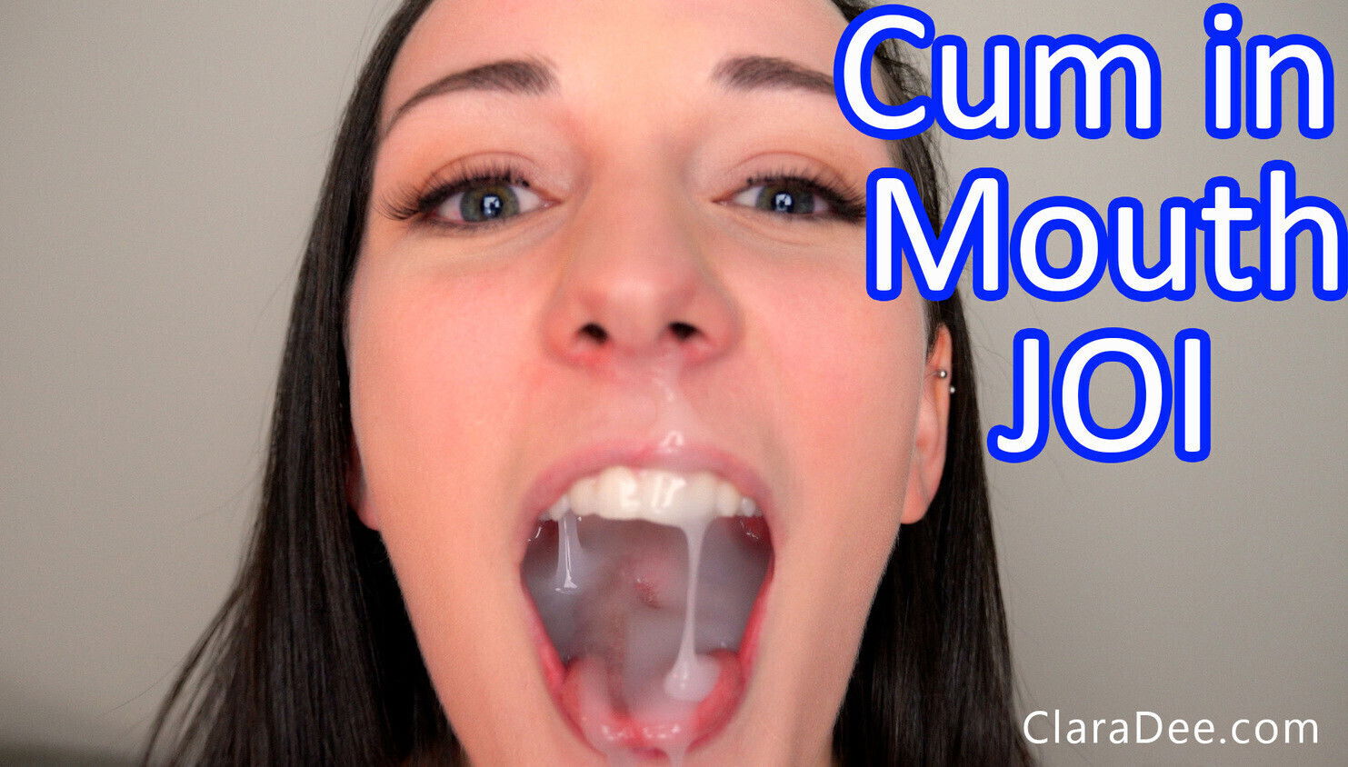 Clara Finger Sucking With Huge Cumshot Mouth