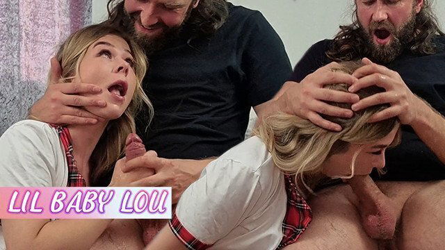 Cute British Blonde Gagging Blowjob Video LilBabyLou