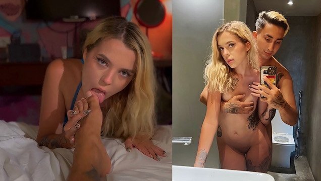 Exclusive Vlog Nastya Gives Sloppy Blowjob Foot Licking