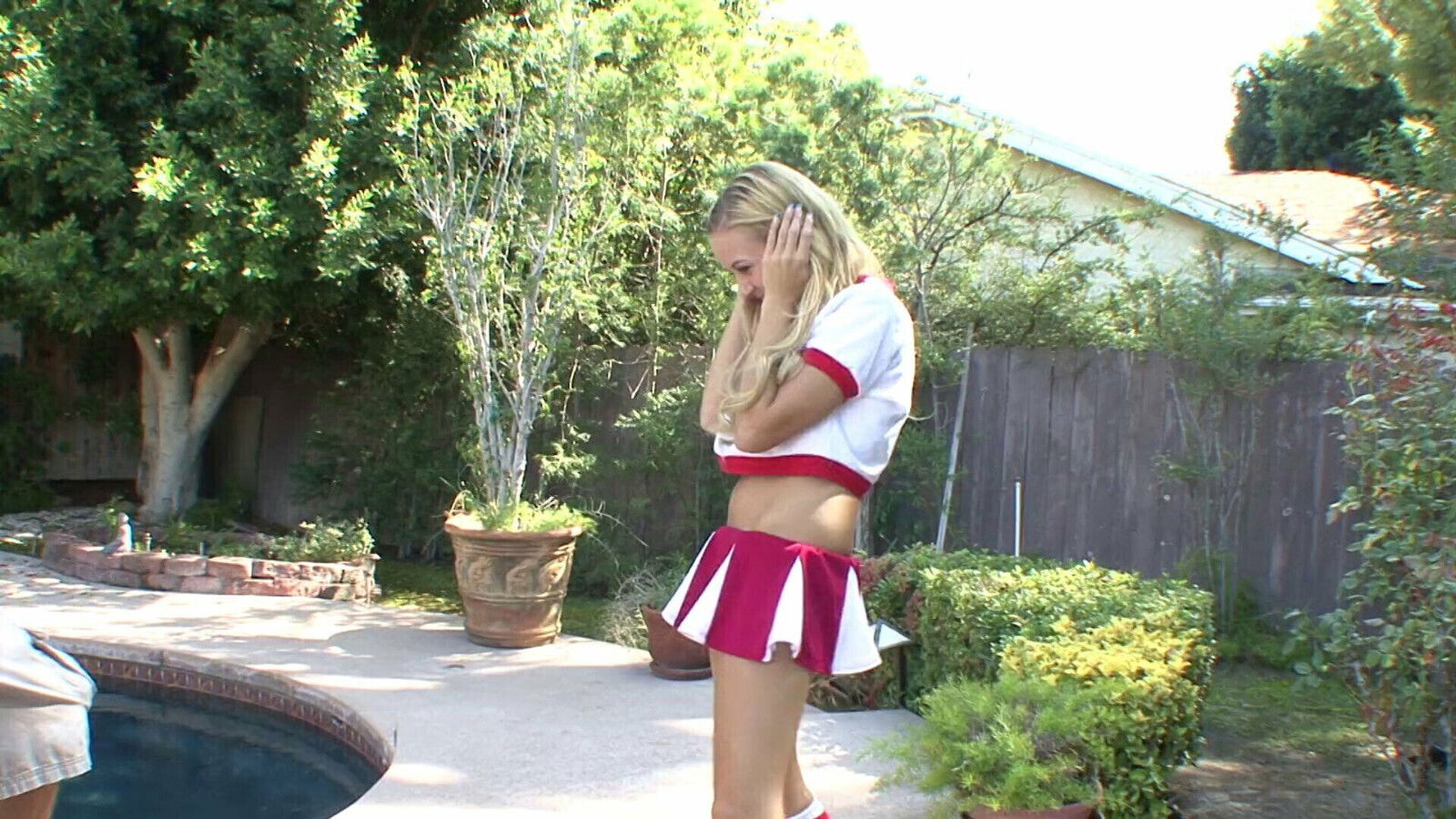 horny studs bring blonde teen couch threesome