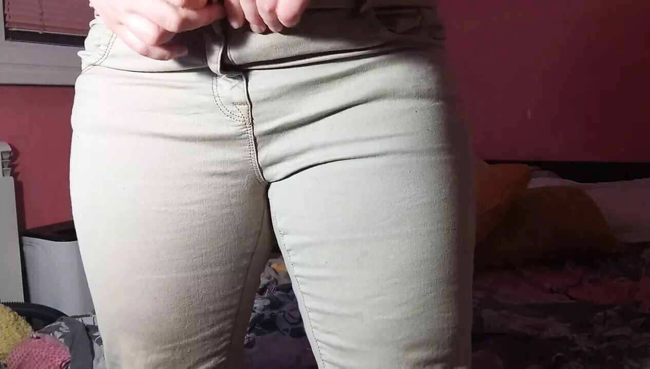 tease step jeans, then fuck squirt