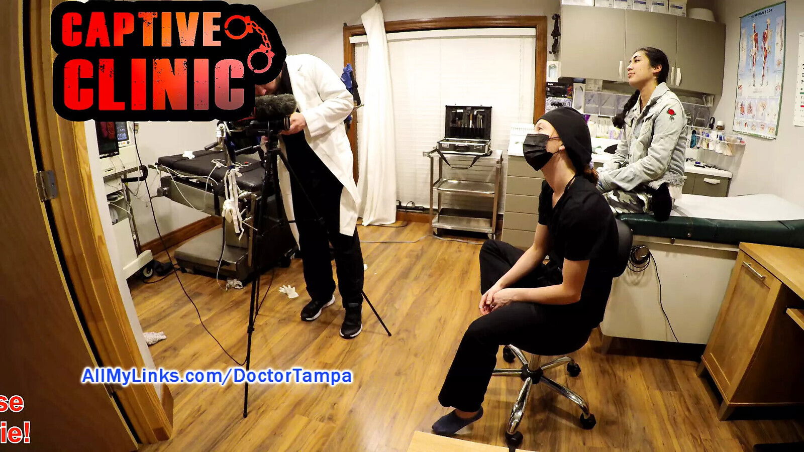 Naked Behind Scenes From Jasmine Rose Remote Interrogation Scene, Blooper, Full Film CaptiveClinicCo