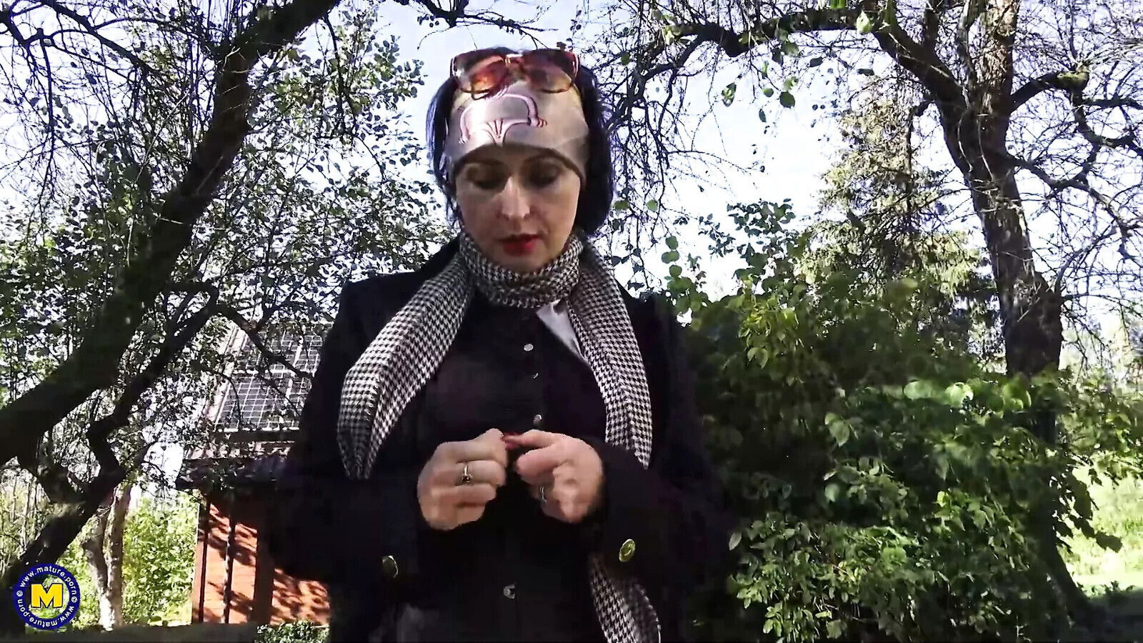 Real Mature Mother Rubbing Clit Outdoors