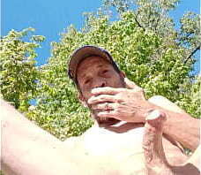 Cumming after touching myself outside