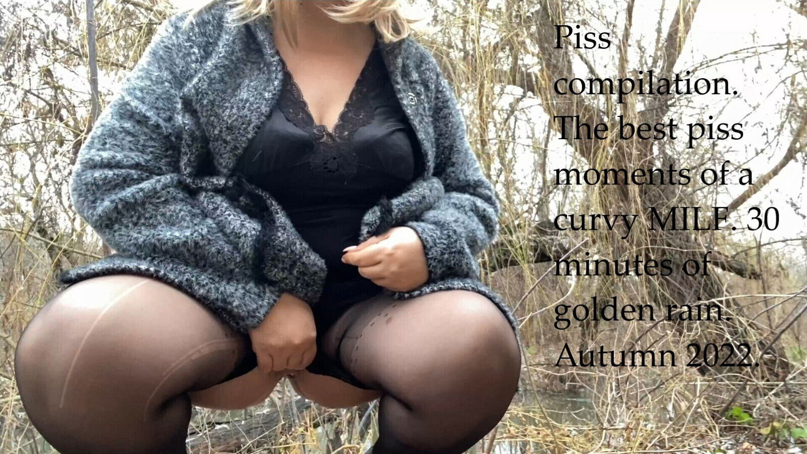Piss compilation. best piss moments curvy MILF. minutes golden rain. Autumn