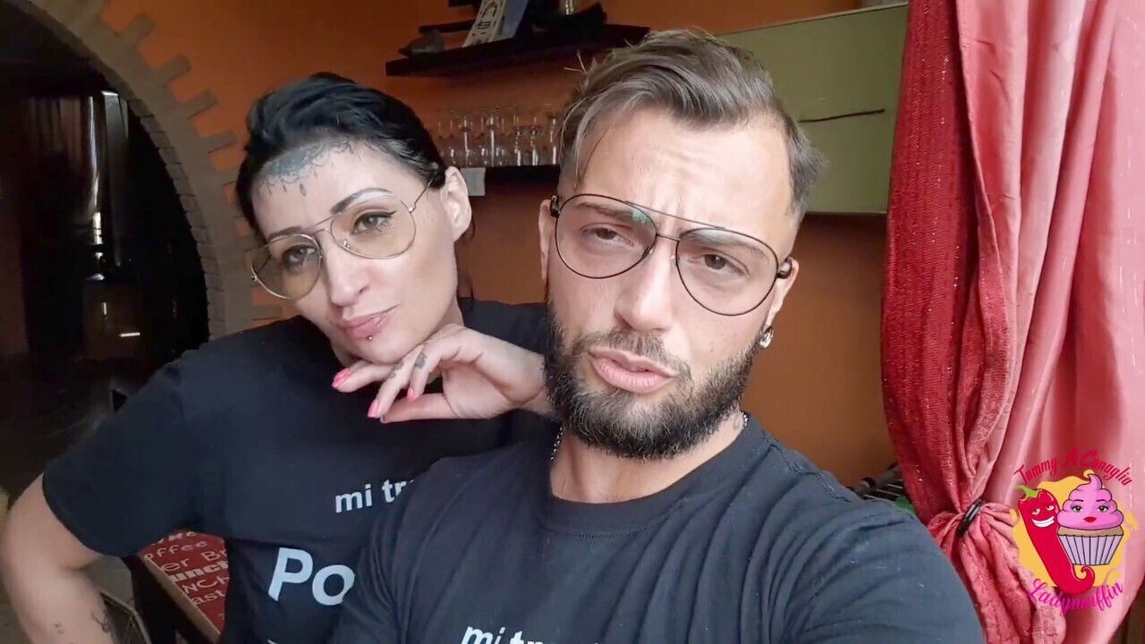 Busty beauty Muffin devours Tommy's