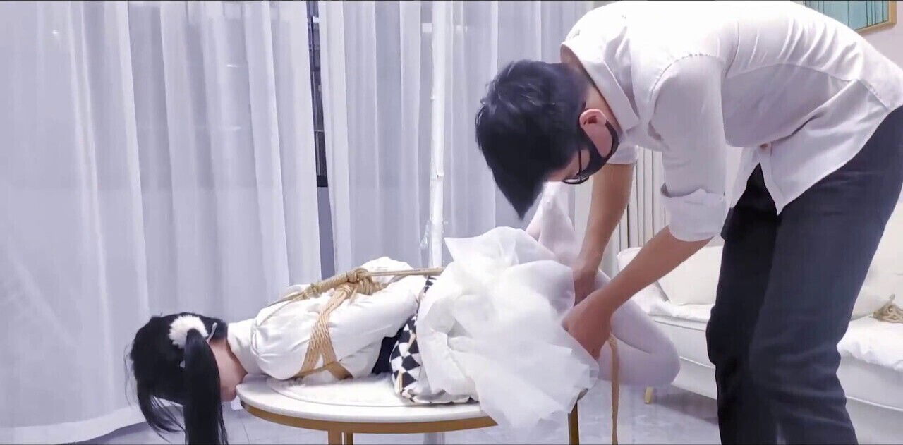 Bondage suspension, suspension, blindfold