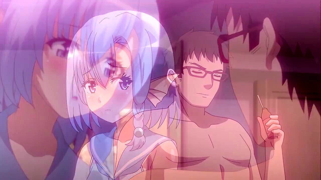 animated Asian beauty indulges pleasure