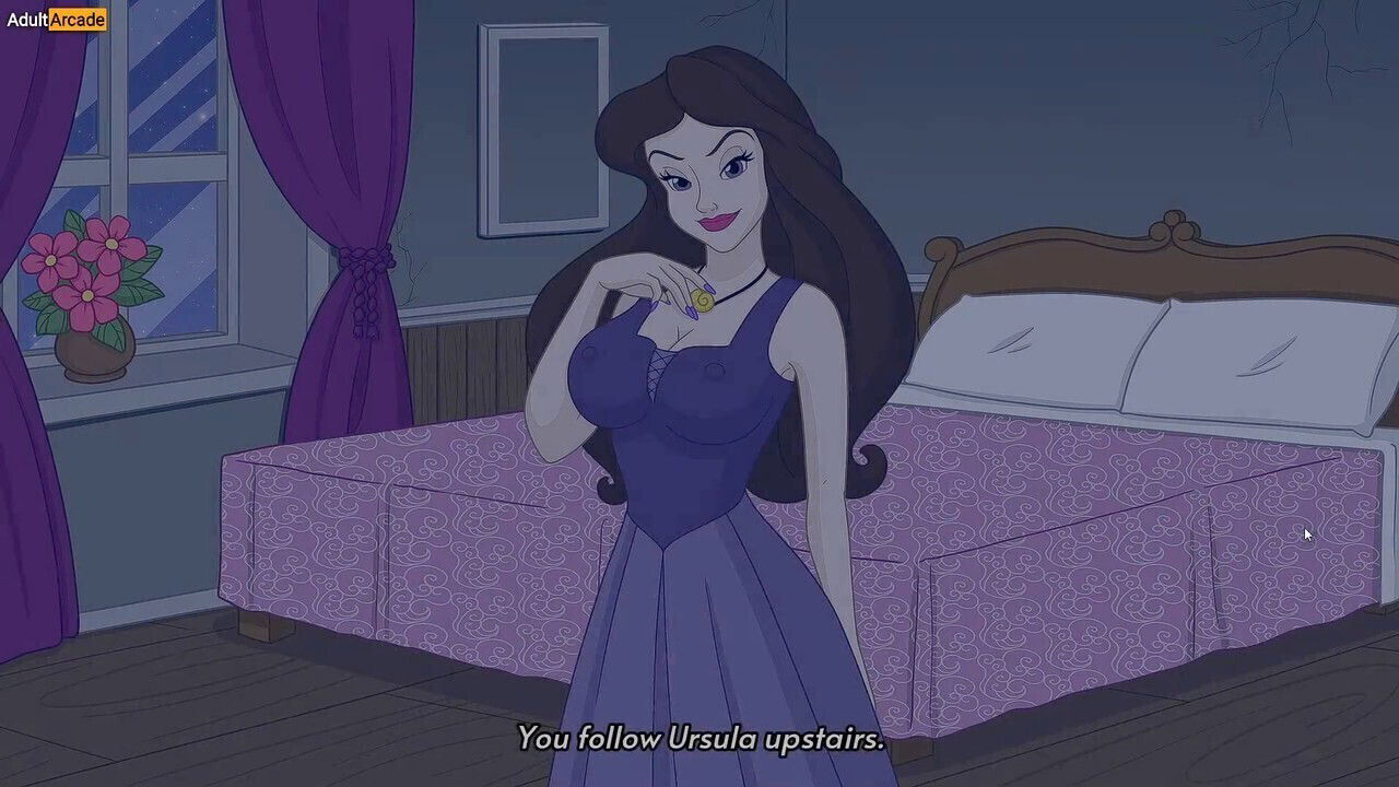 Late-night park adventure turns into steamy orgy with iconic Disney villains adult animation game