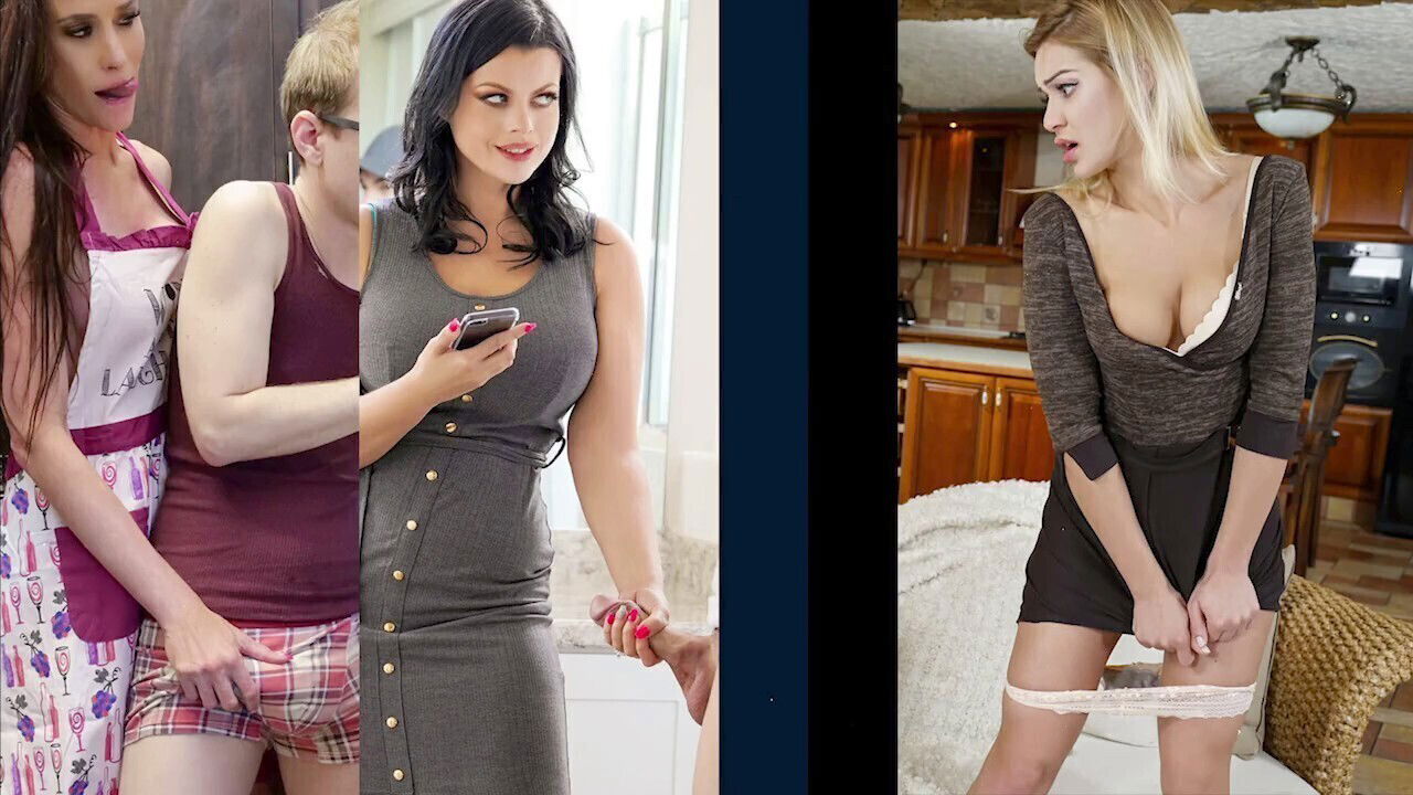 Sexy brunette secretary makes perfect with juicy pussy boss