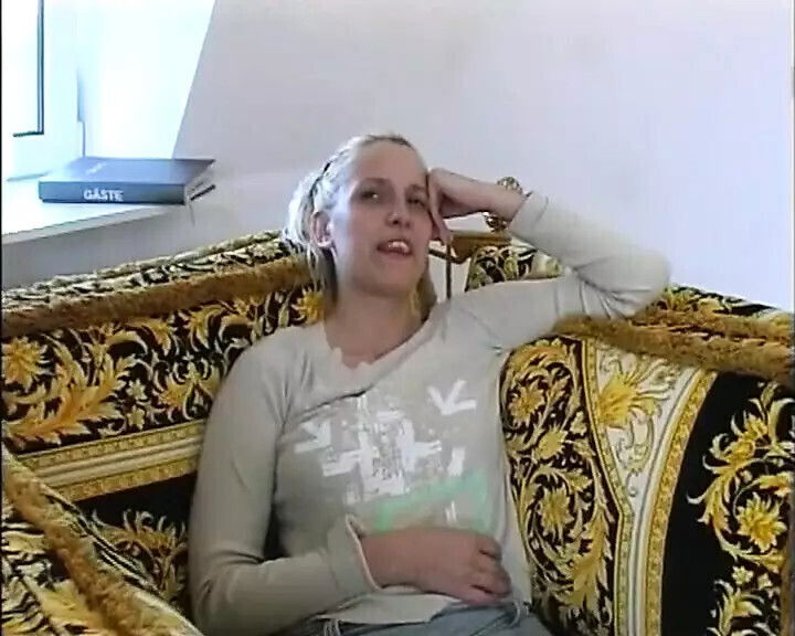 Incredible striptease this brunette dildoes shaved pussy