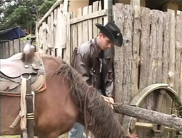 blonde gets pussy eaten while putting condom