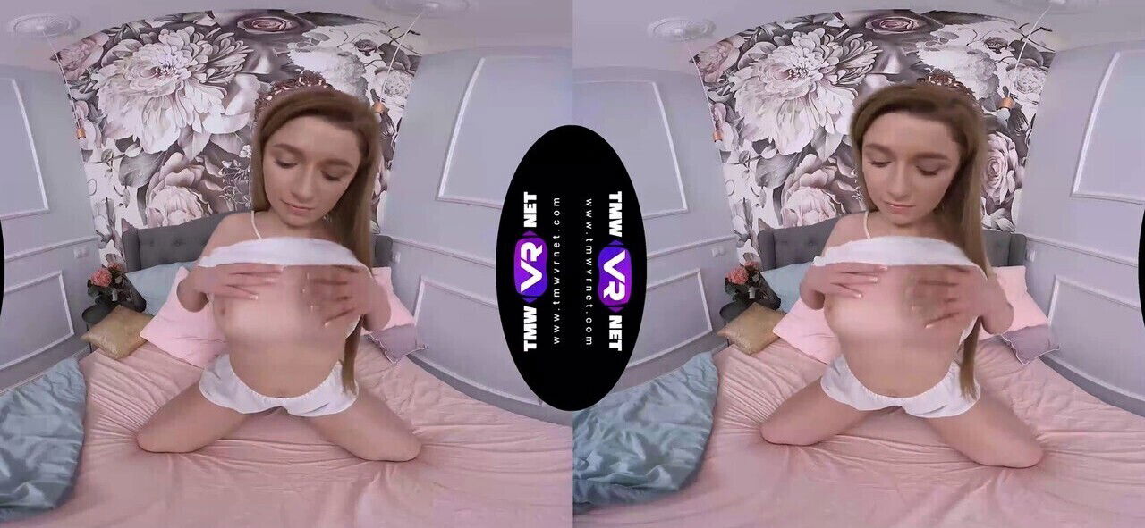 Anete Jordan enjoys solo play home virtual reality experience