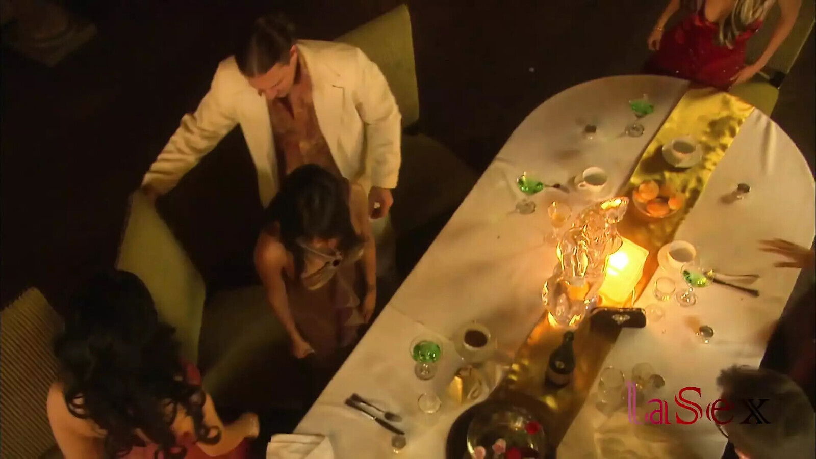 Mind-blowing scene with lesbians fucking blue