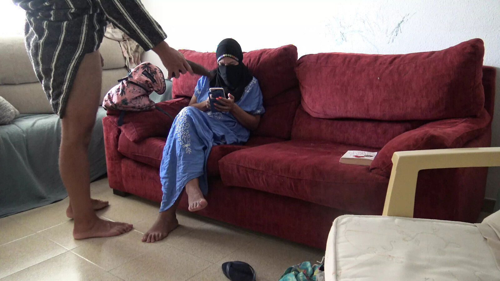 Perverted Egyptian Cuckold Husband Shocks Young Muslim Wife