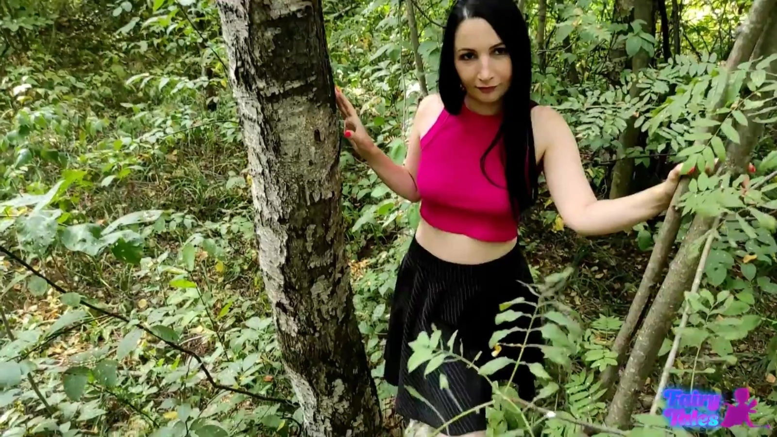 Russian MILF lost forest, fuck stranger find