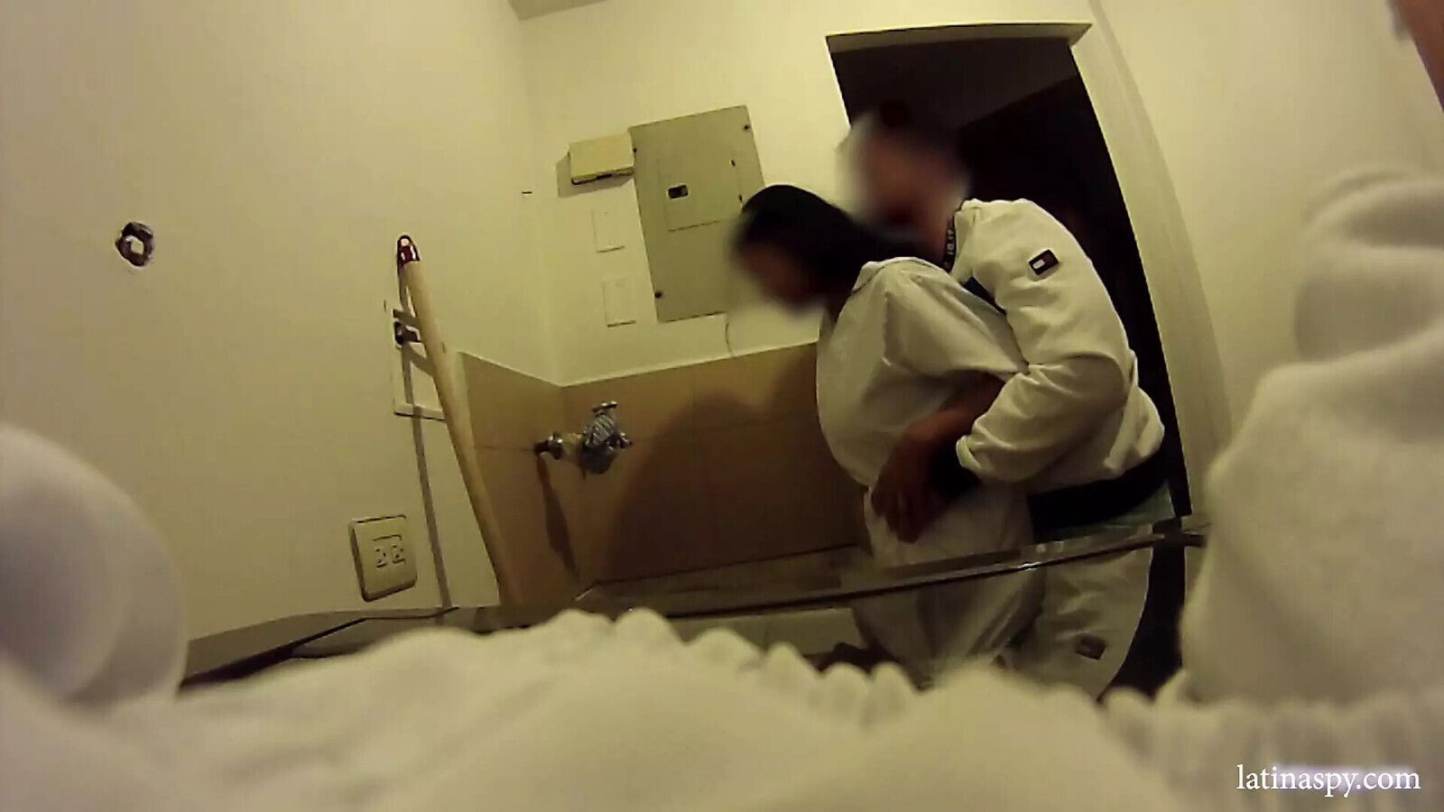 Rock Roll young pretty maid lets boss play with huge natural breast