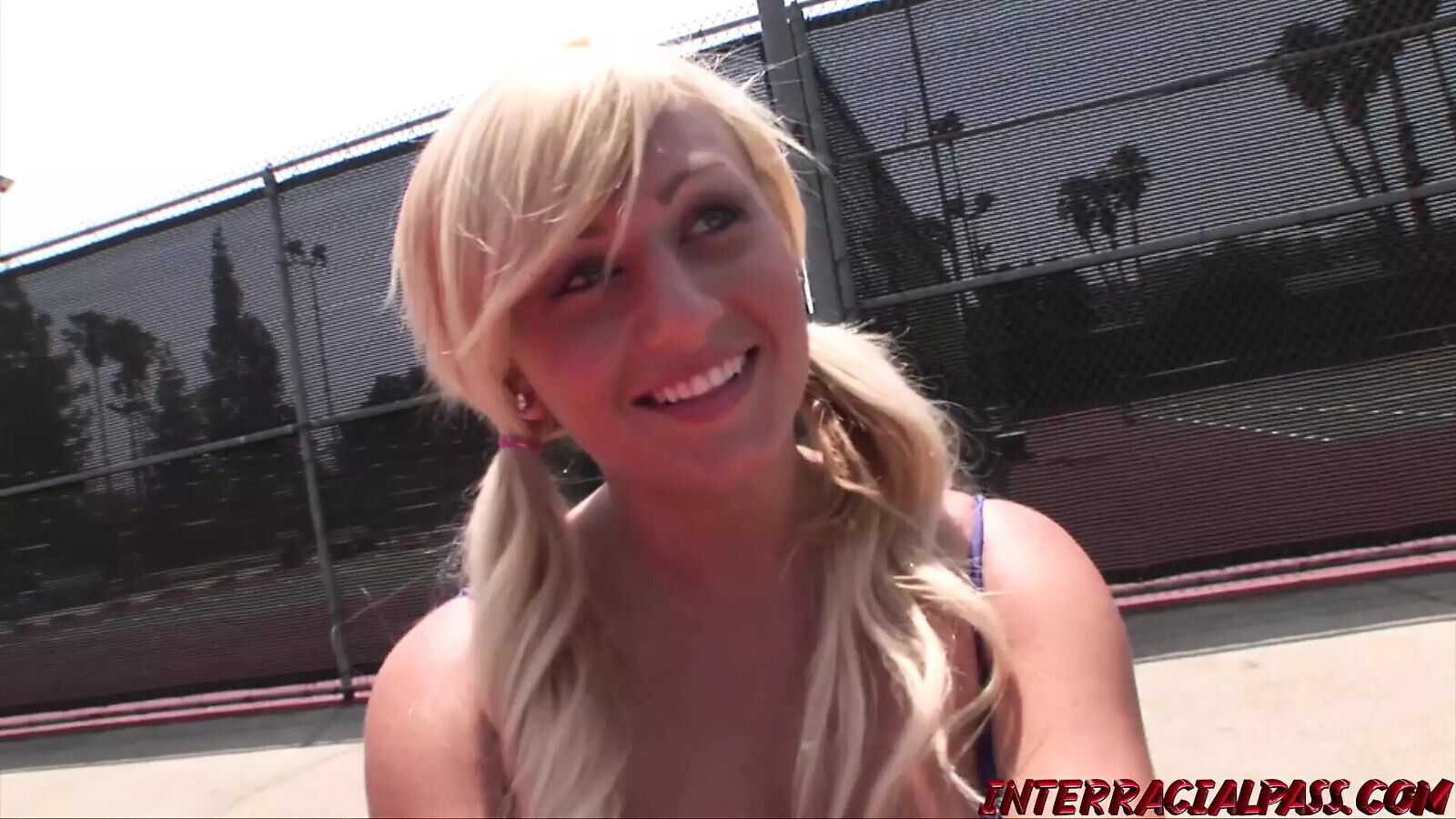 Pretty Blonde Morgan Lured First