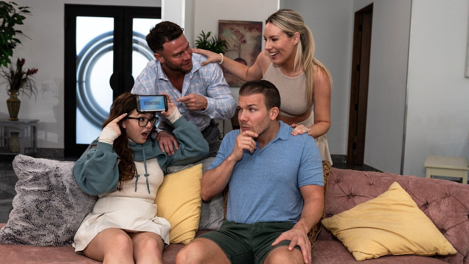 Leana Lovings Bunny Madison their soaking pussies drilled