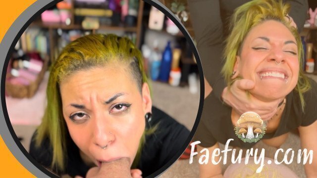 Crazy Whore Begs Face Fuck Fury