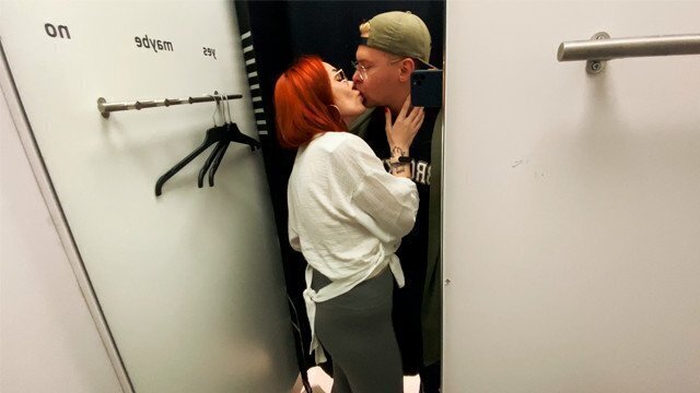 Walking around mall with semen panties