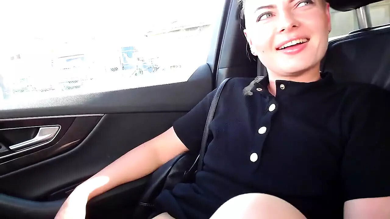 Beautiful Stranger Sucks Dick Swallows Sperm City Parking