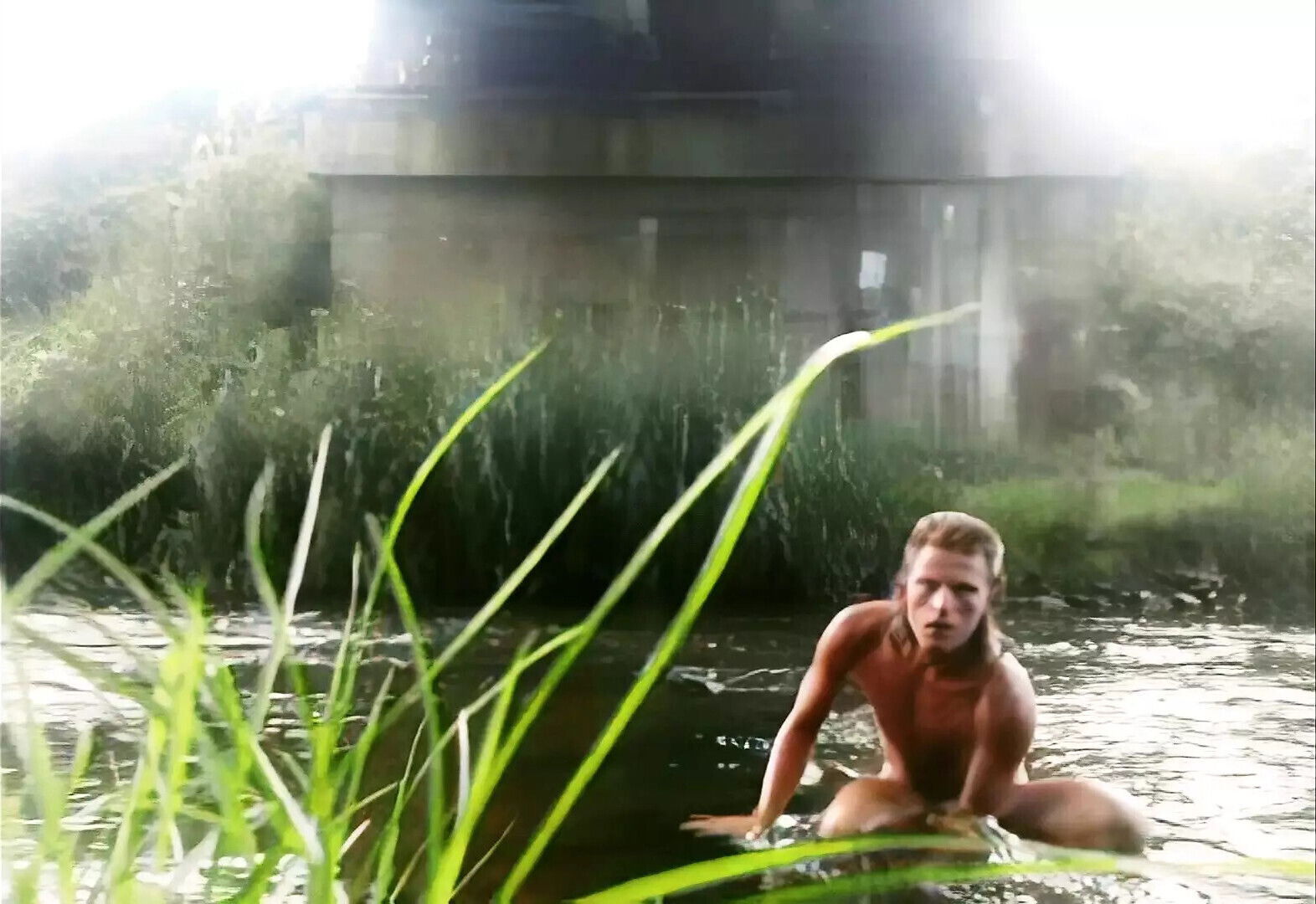 Bathing naked same river years span