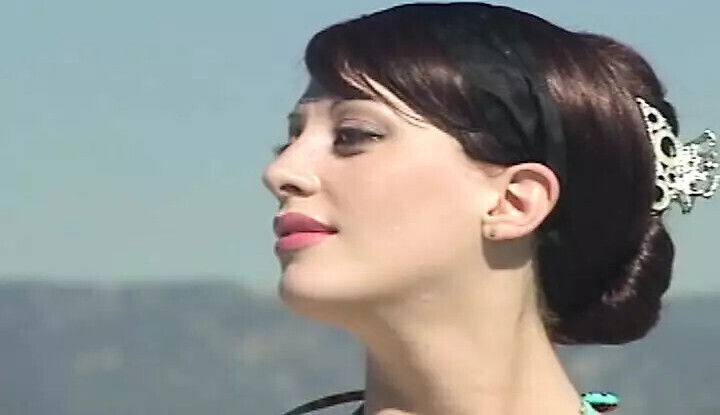 Petite lesbo licked boobed MILF slut