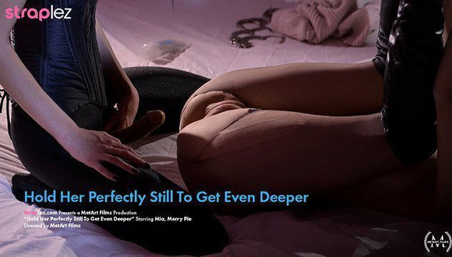 Watch take doggy style dicking from strapless dildo